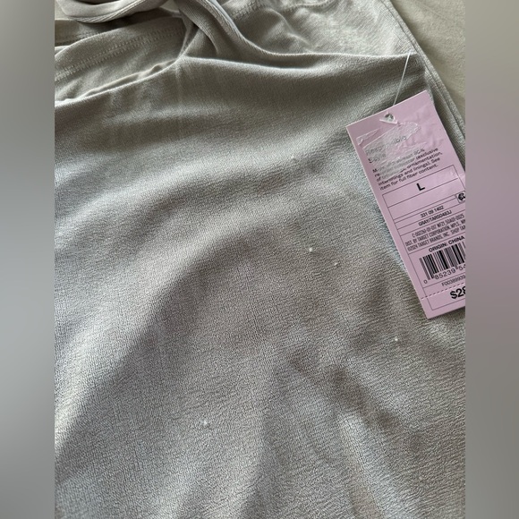 Wild Fable || NWT || Grey Slinky Square Neck Midi Dress - Picture 9 of 10